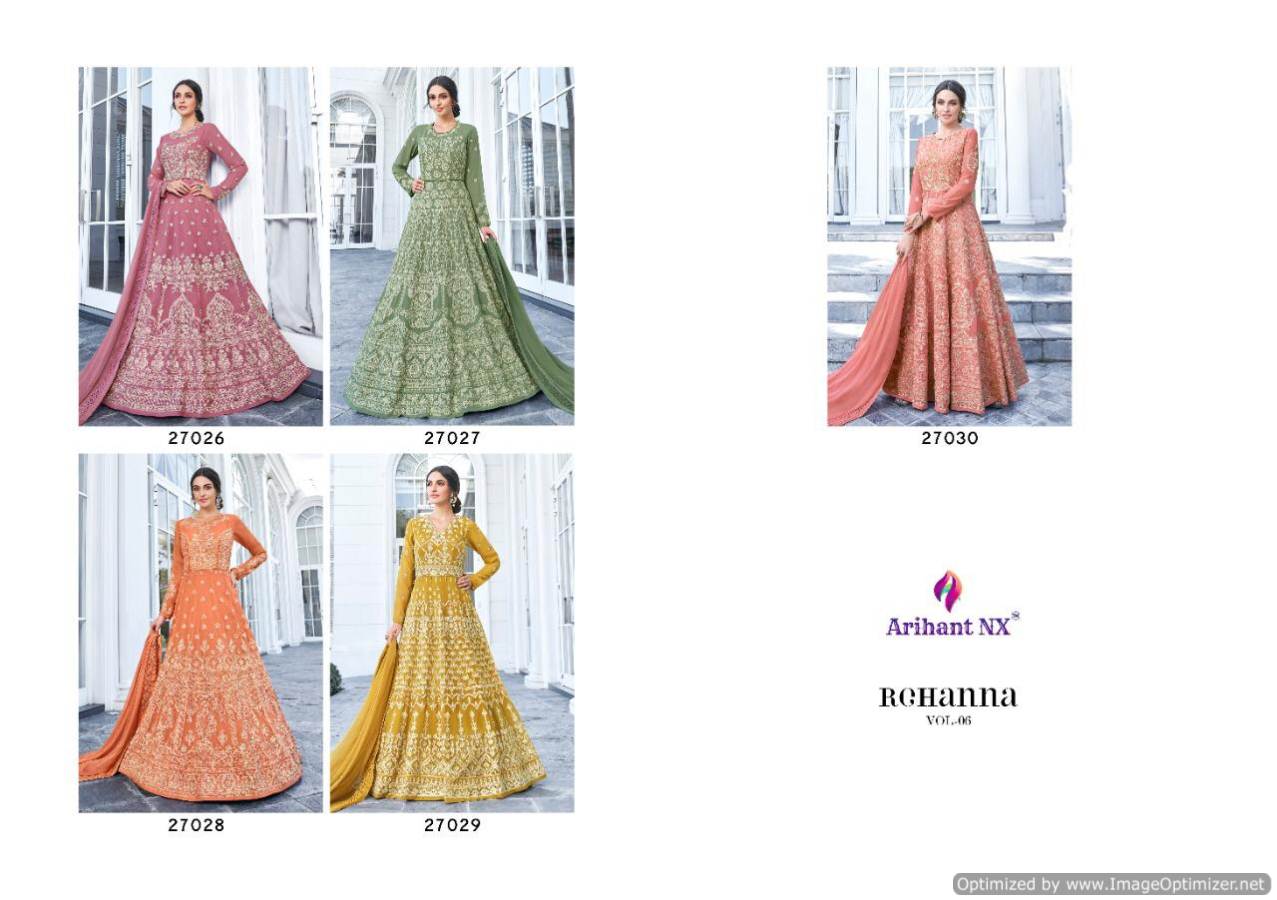 Arihant Present Rehanna Vol 6 Festive Wear Collection