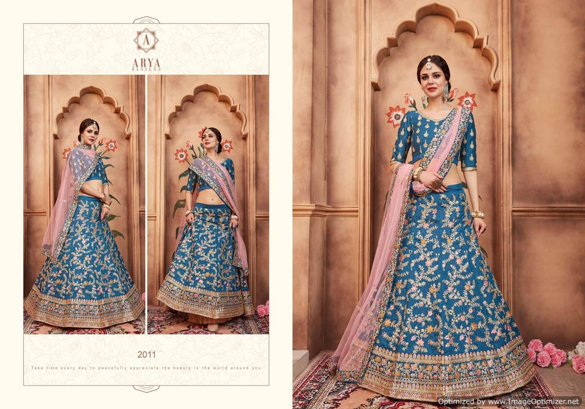 Arya Presents Florals 2 Heavy Designer Lehenga Wholesaler