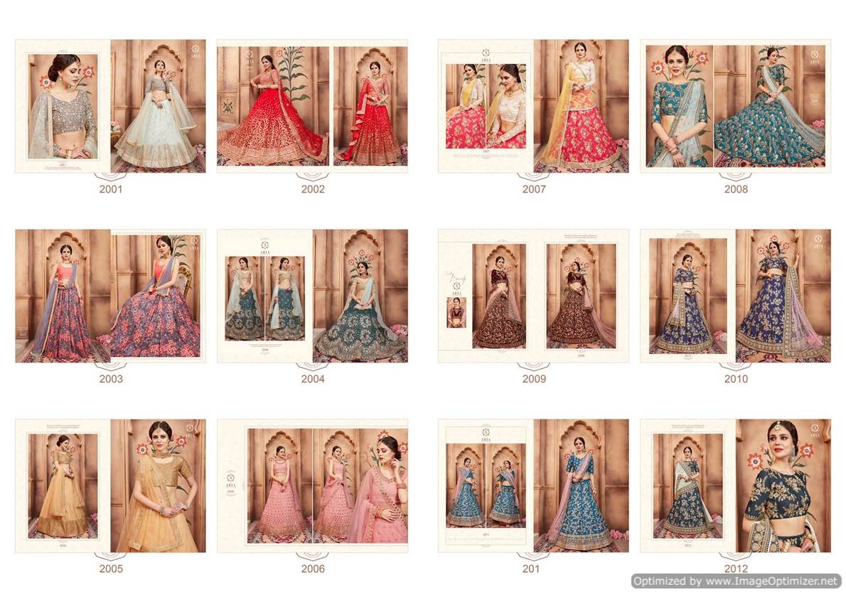 Arya Presents Florals 2 Heavy Designer Lehenga Wholesaler