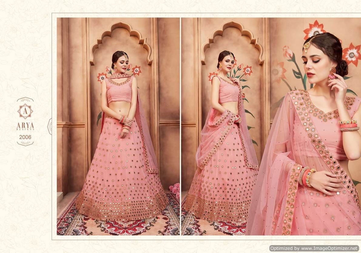 Arya Presents Florals 2 Heavy Designer Lehenga Wholesaler