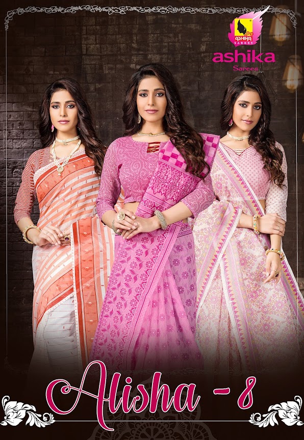 Ashika Present Alisha Vol 8 Sarees Catalogue