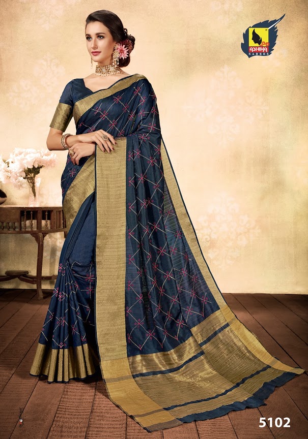 Ashika Present Bansuri Sarees Catalogue