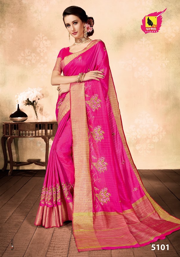 Ashika Present Bansuri Sarees Catalogue