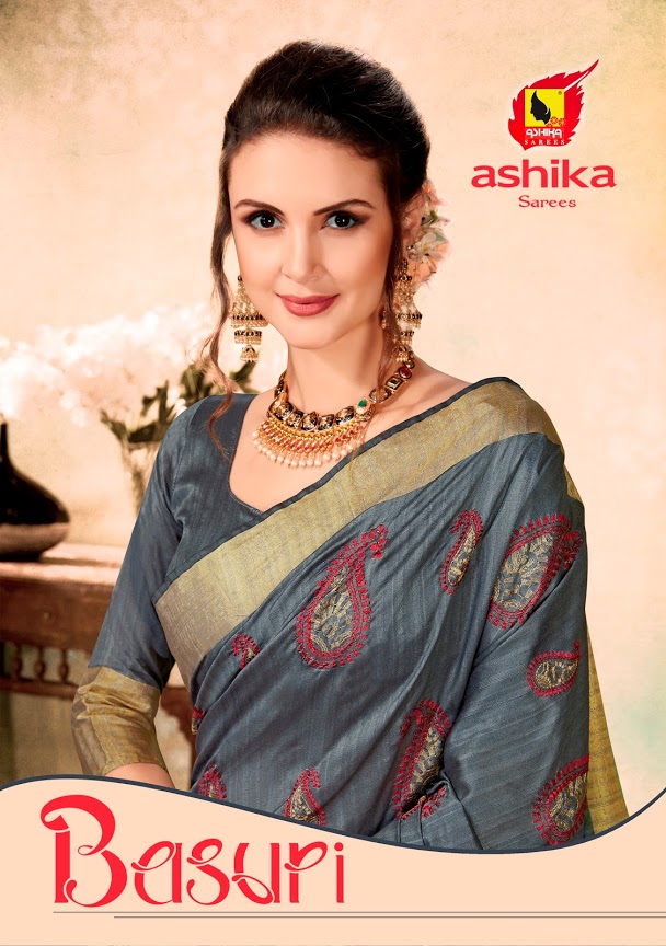 Ashika Present Bansuri Sarees Catalogue