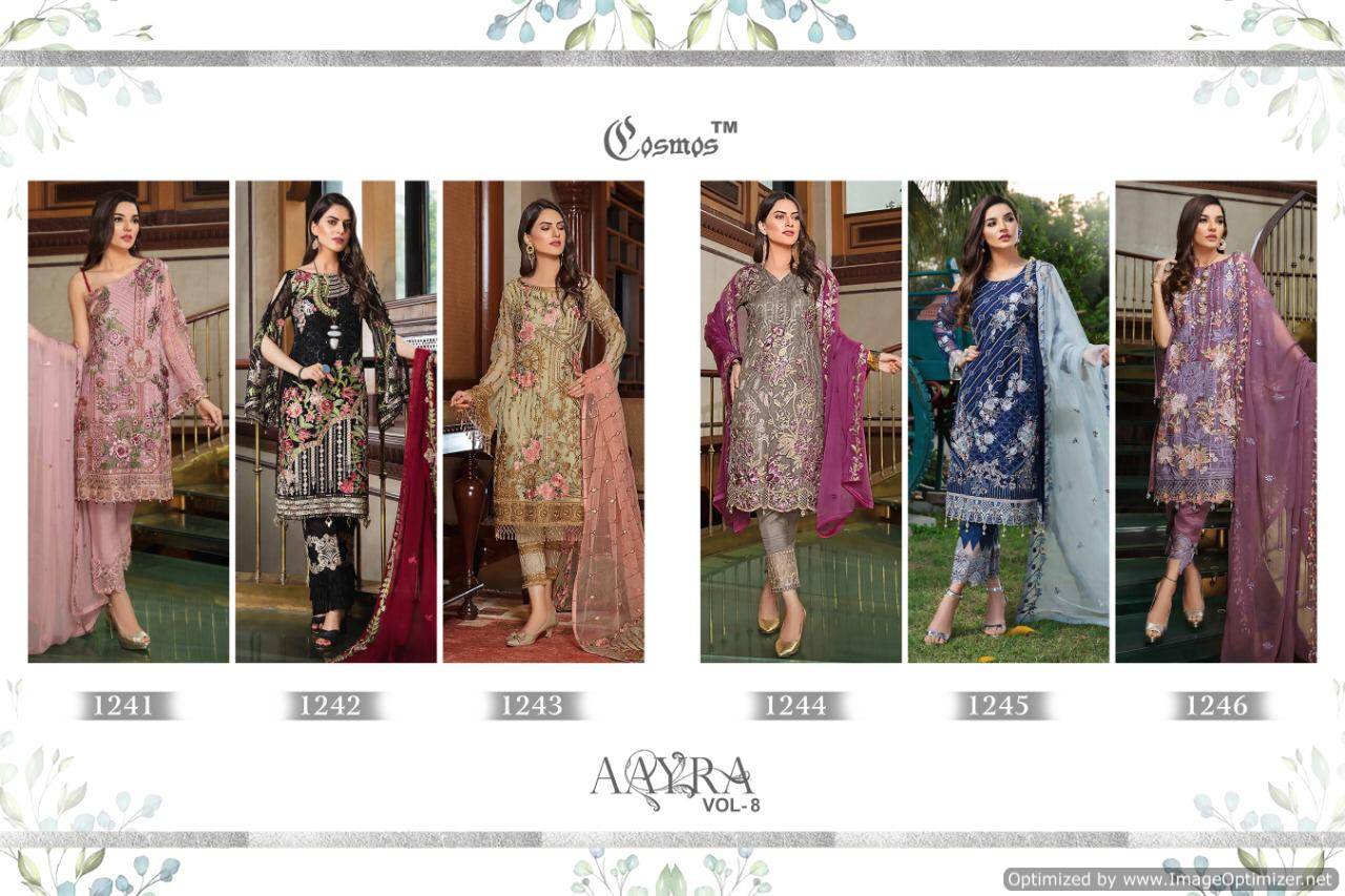 Cosmos Present Aayra Vol 8 Pakistani Salwar Suits