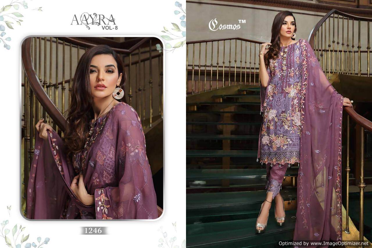 Cosmos Present Aayra Vol 8 Pakistani Salwar Suits