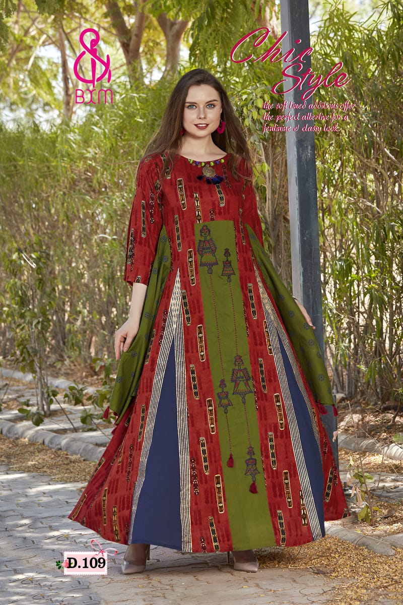 Latest Collection Of Bxm Shagun Vol 1 Kurtis Catalogue