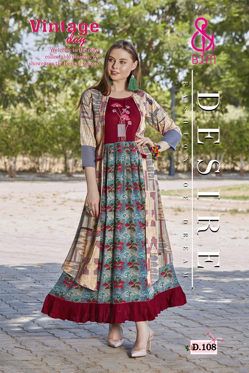 Latest Collection Of Bxm Shagun Vol 1 Kurtis Catalogue