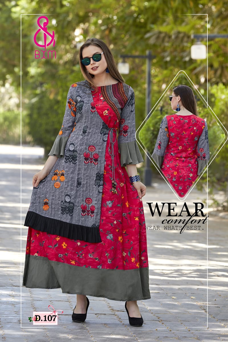 Latest Collection Of Bxm Shagun Vol 1 Kurtis Catalogue