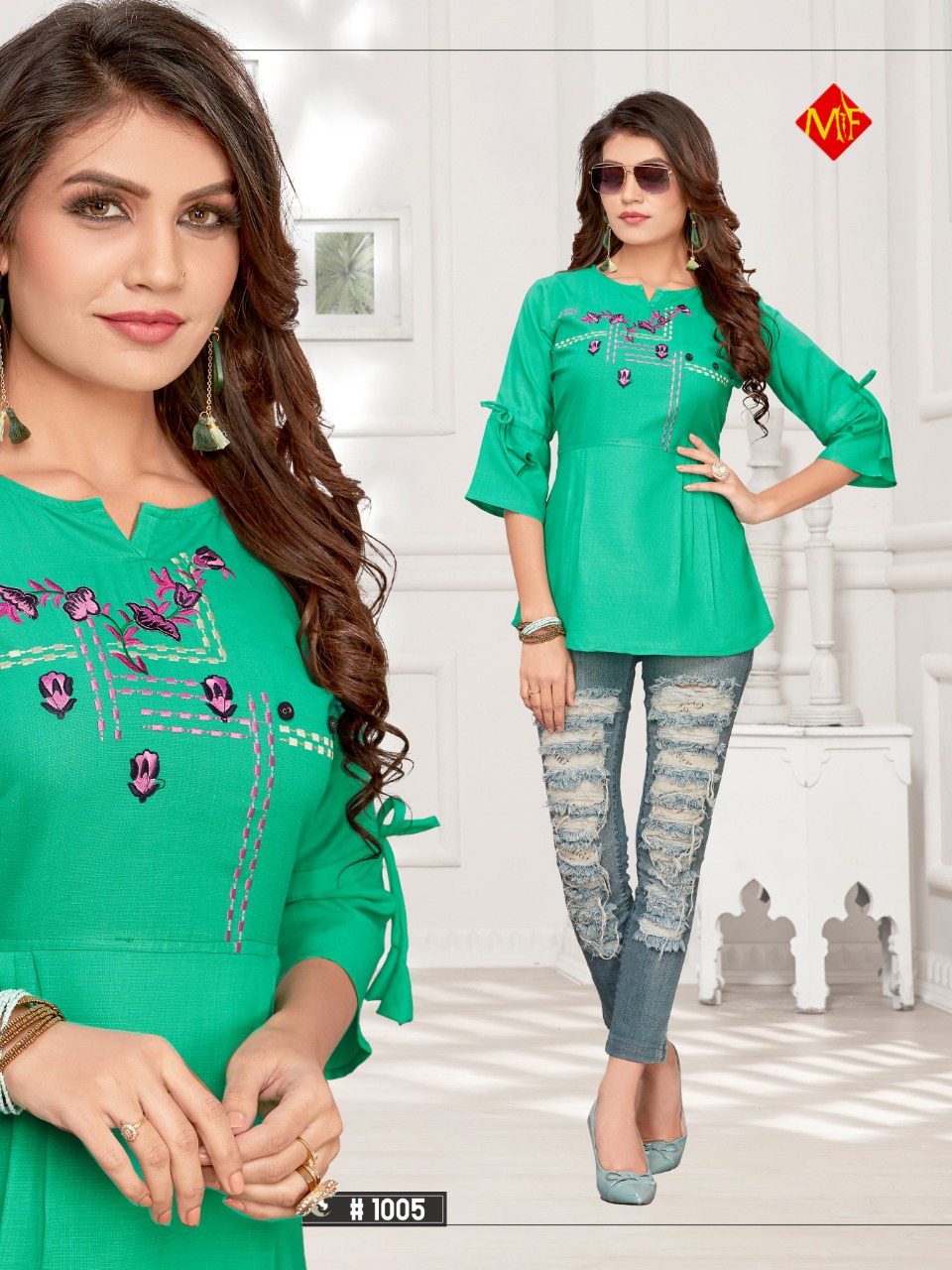 Mitali Present Peri Western Top Catalogue