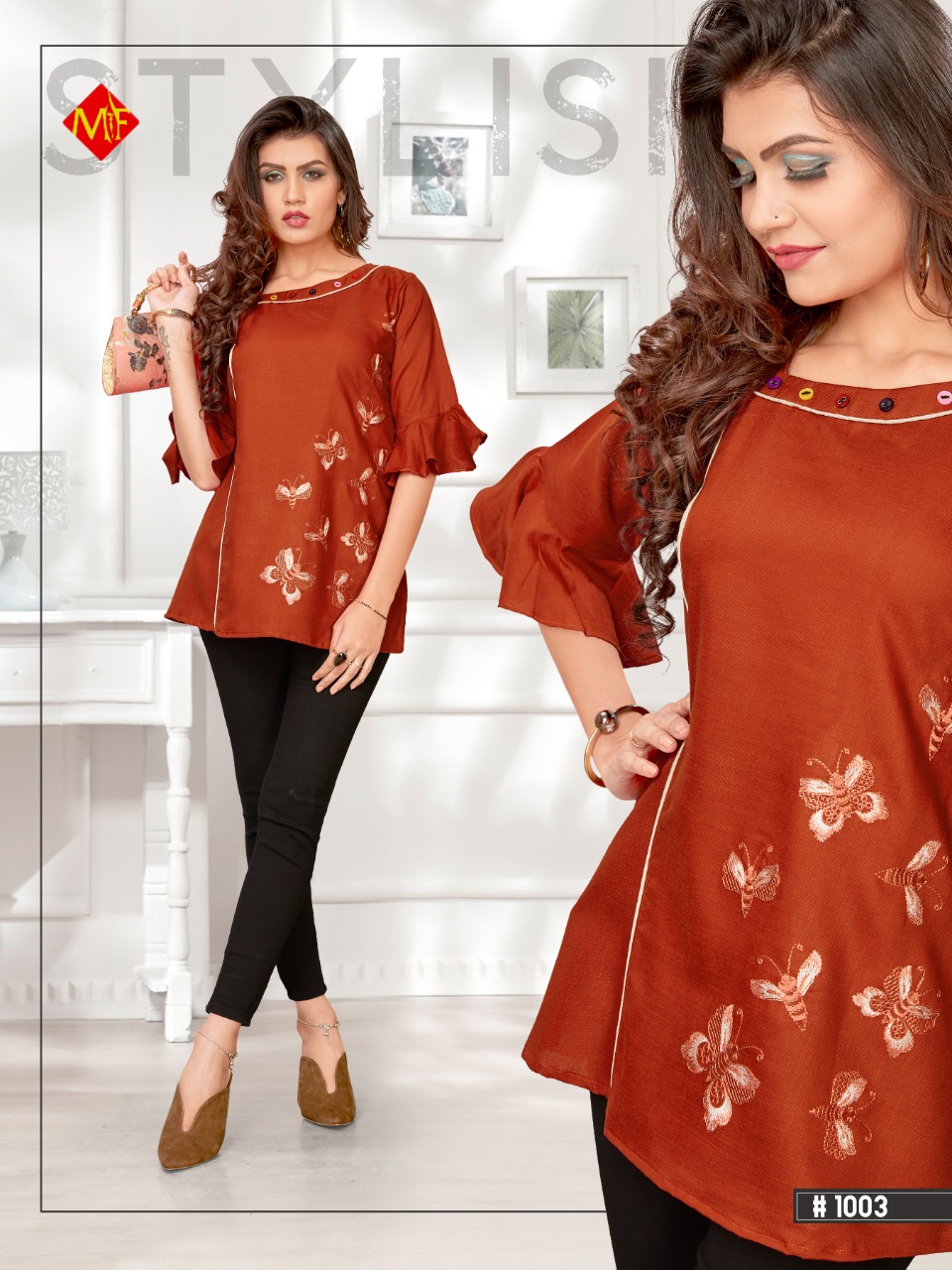 Mitali Present Peri Western Top Catalogue