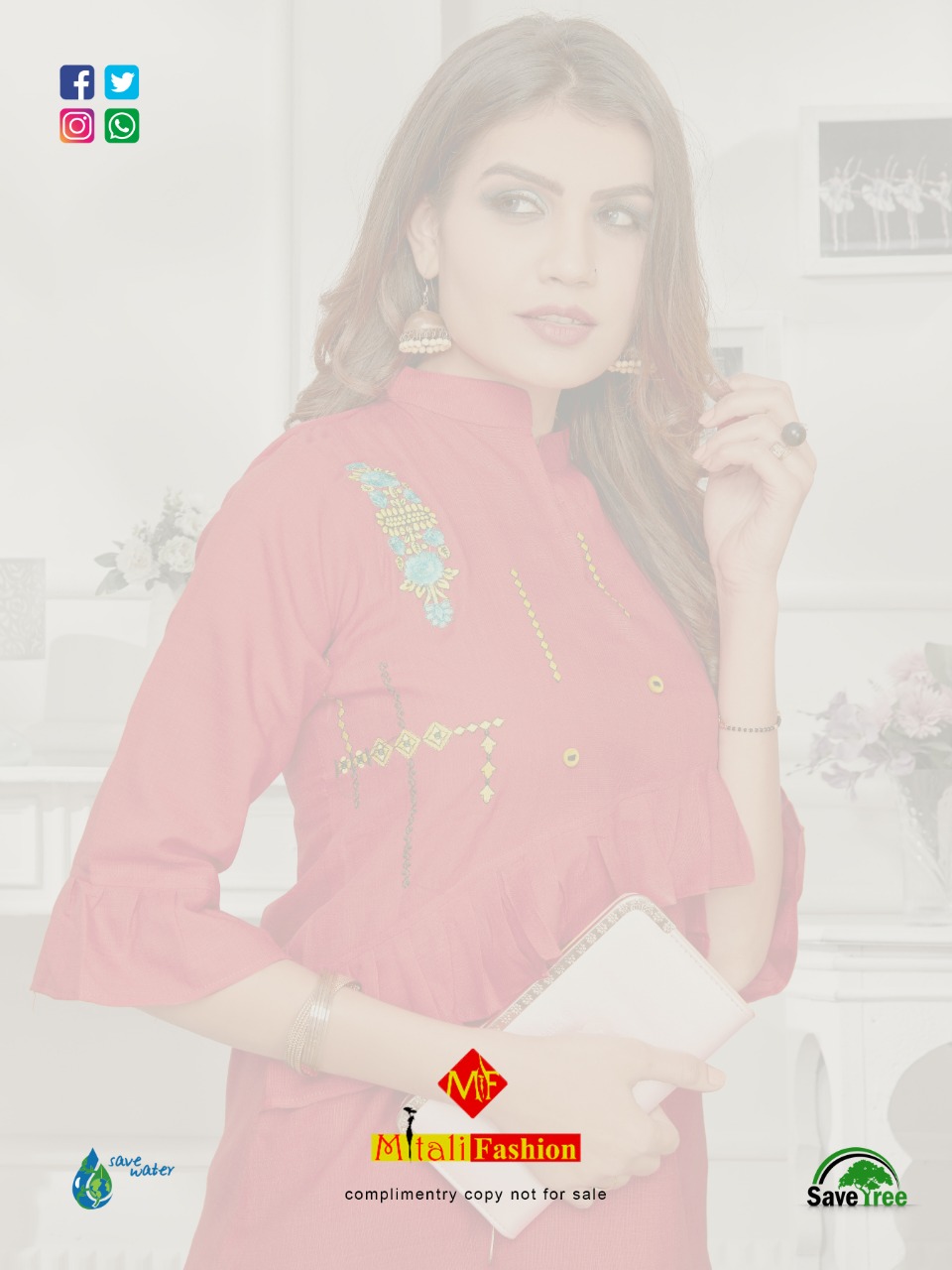 Mitali Present Peri Western Top Catalogue