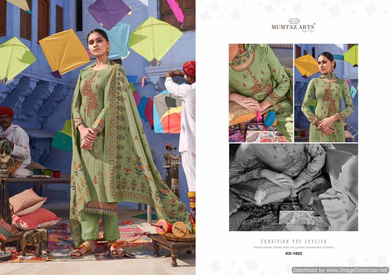 Mumtaz Present Kites And Dreams Dress Material Collection.