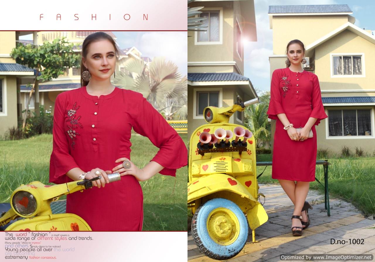 Poorvi Present Queen Casual Wear Kurti Collection