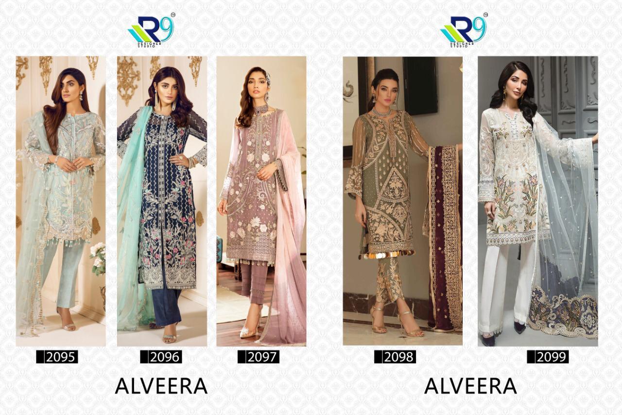 R9 Present Alveera Salwar Suit Catalogue