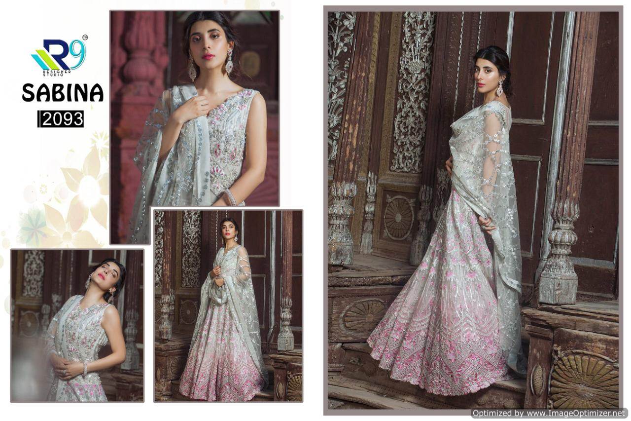 R9 Present Sabina Pakistani Salwar Suits Collection.