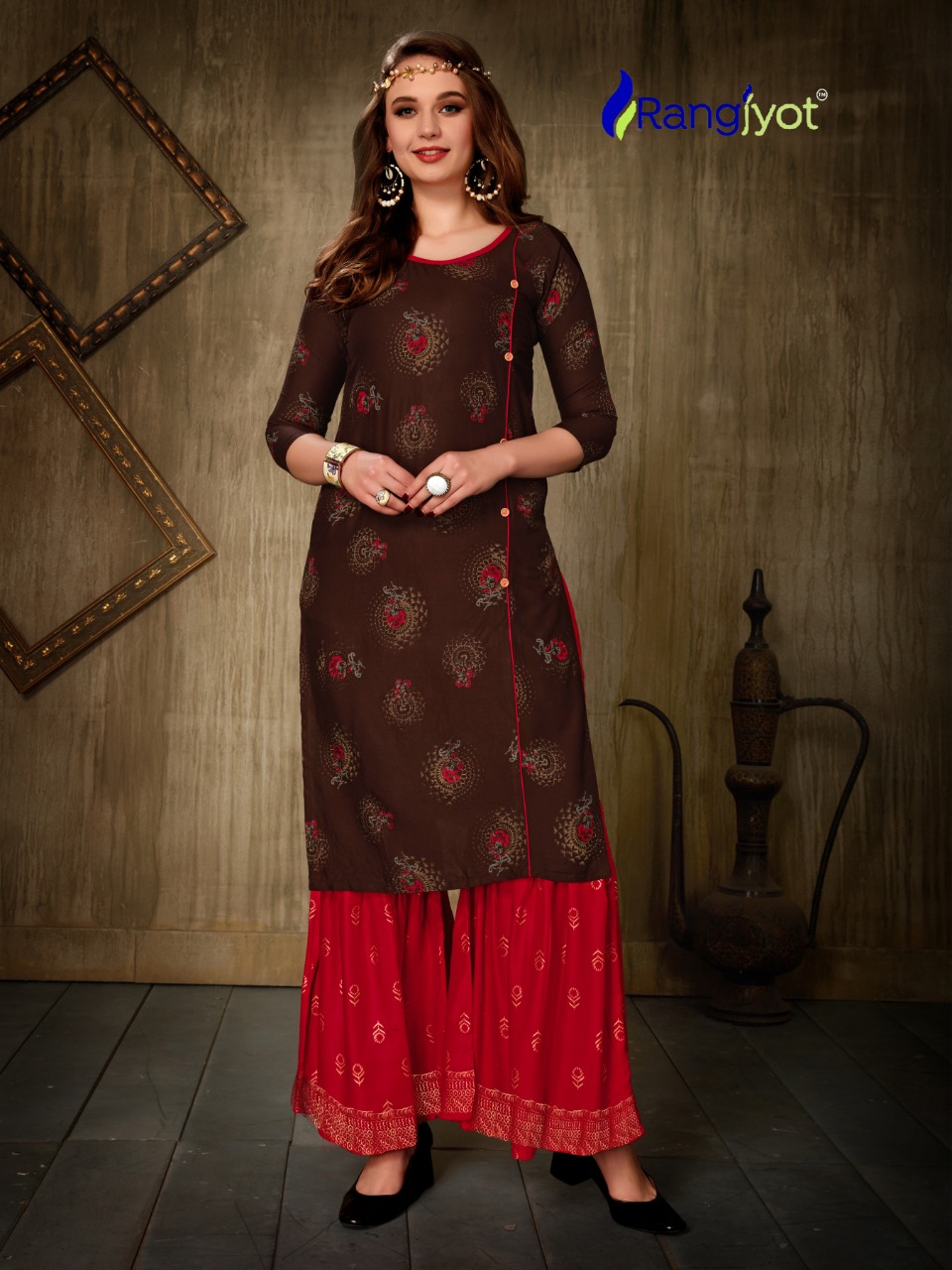 Rangjyot  Present Nagma Vol 1 Kurtis Catalogue