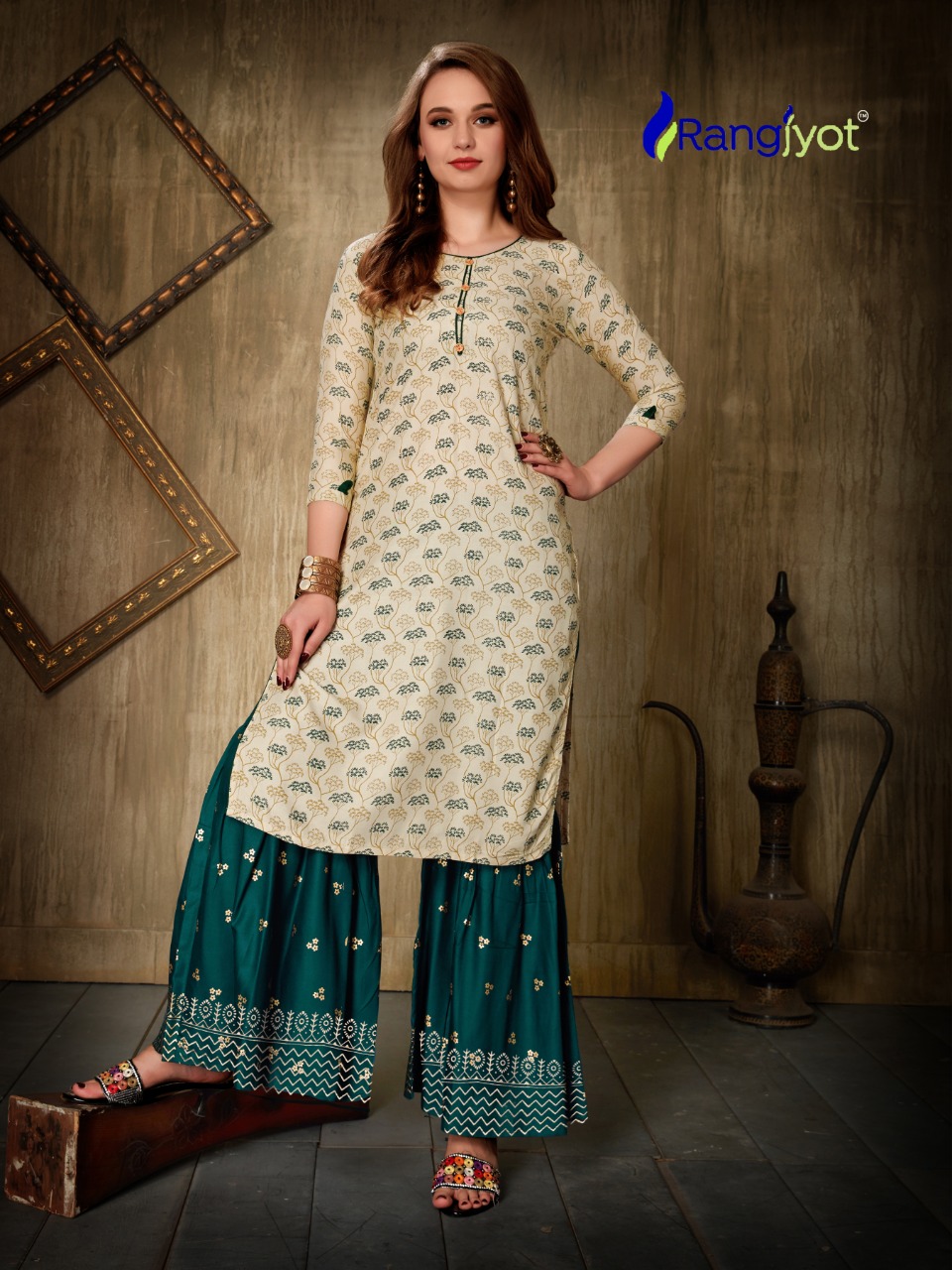 Rangjyot  Present Nagma Vol 1 Kurtis Catalogue