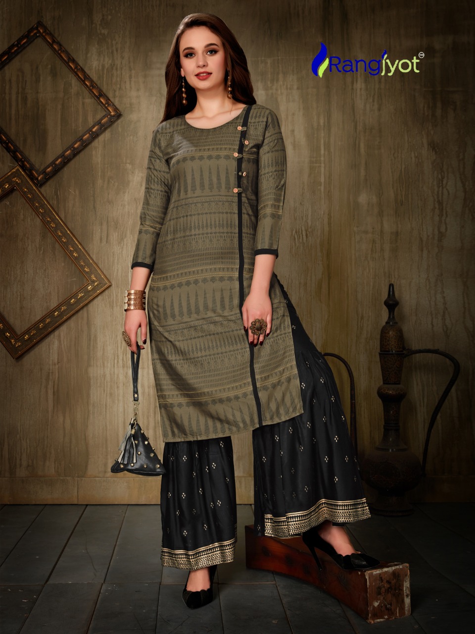 Rangjyot  Present Nagma Vol 1 Kurtis Catalogue