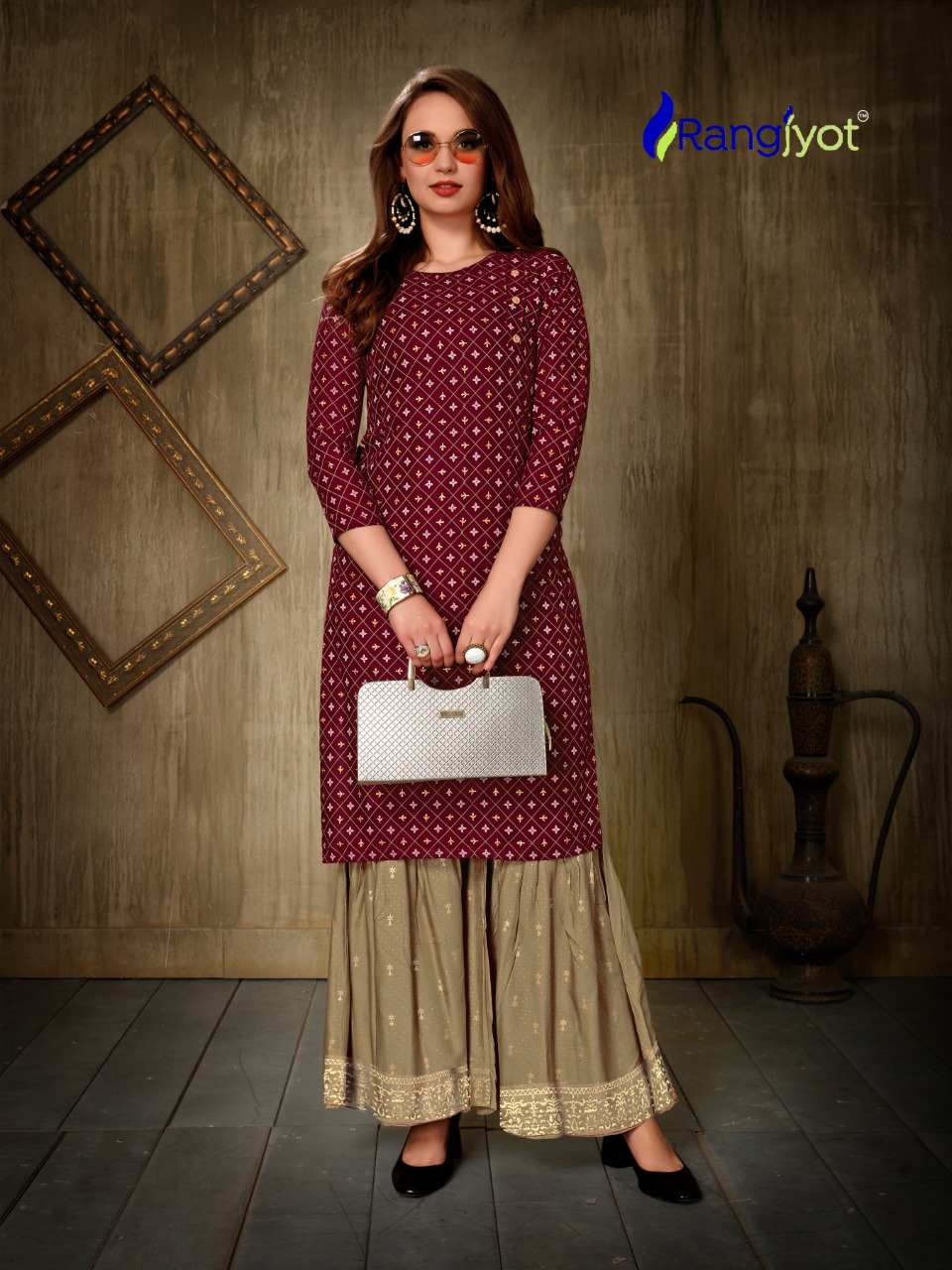 Rangjyot  Present Nagma Vol 1 Kurtis Catalogue