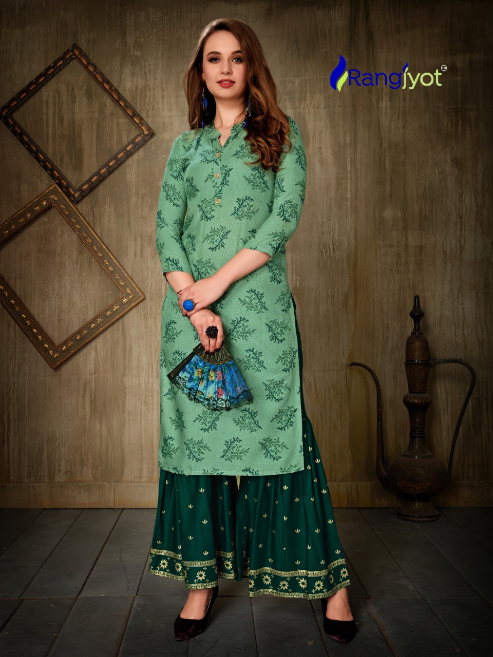 Rangjyot  Present Nagma Vol 1 Kurtis Catalogue