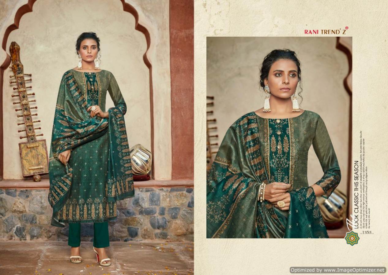 Rani Trendz Present Kia Designer Heavy Dress Material