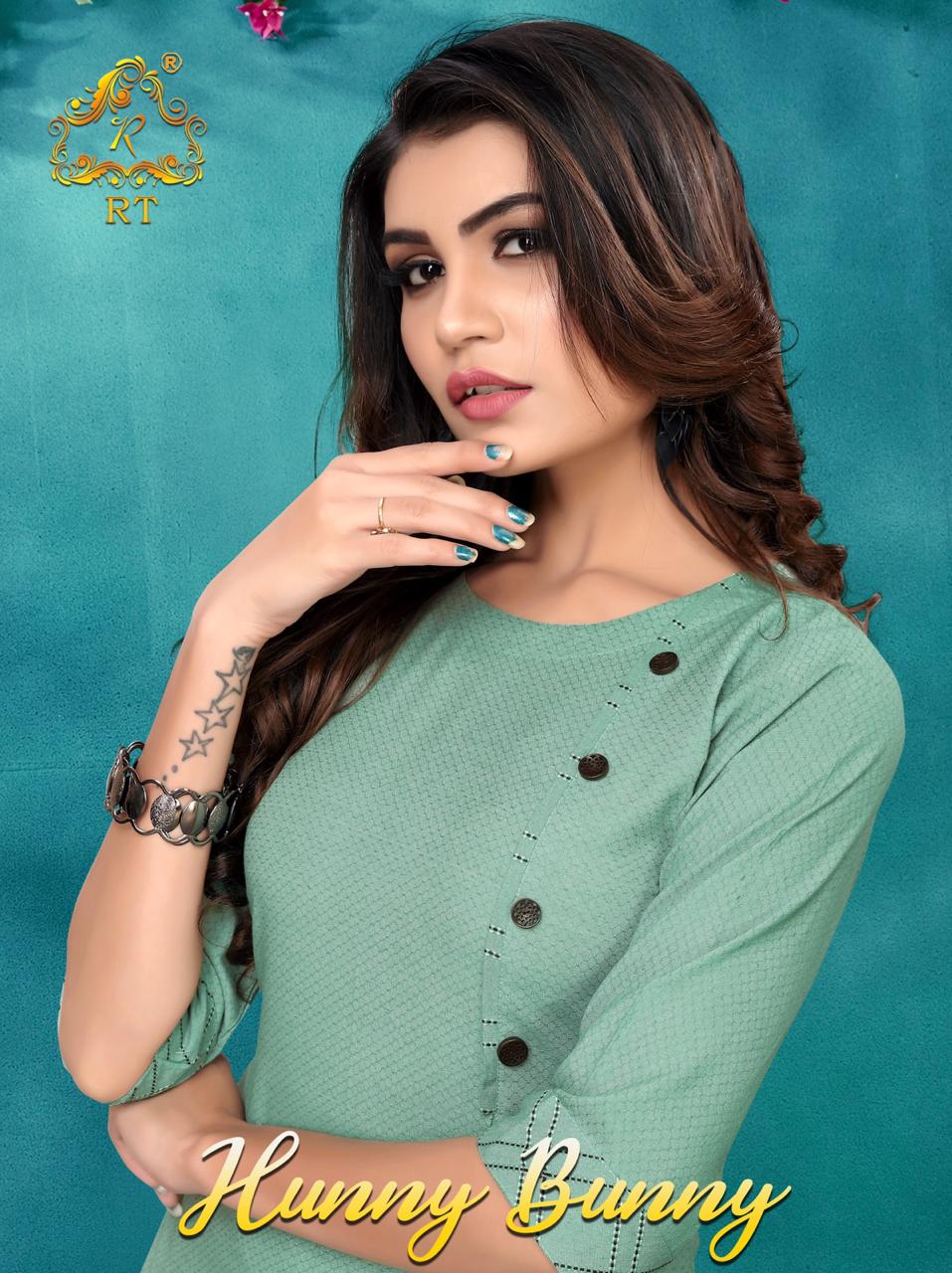 Rijiya Trends Present Hunny Bunny Kurtis With Pant Catalogue