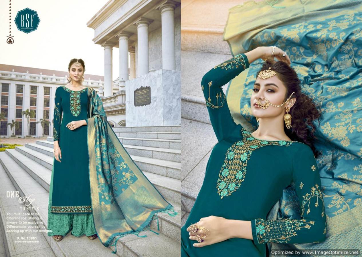 Rsf Present Gazal Silk Long Suits Collection