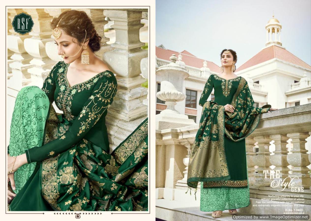 Rsf Present Gazal Silk Long Suits Collection