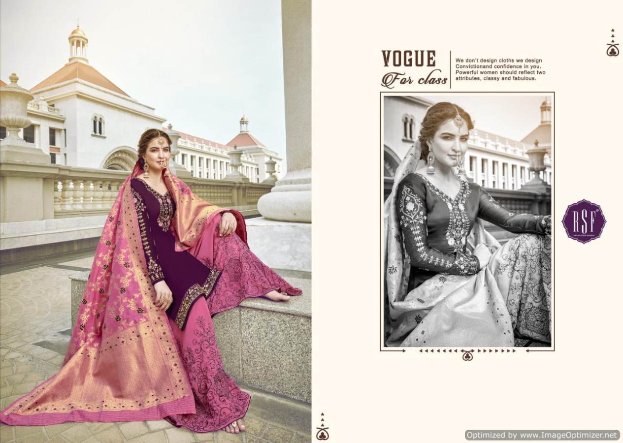 Rsf Present Gazal Silk Long Suits Collection