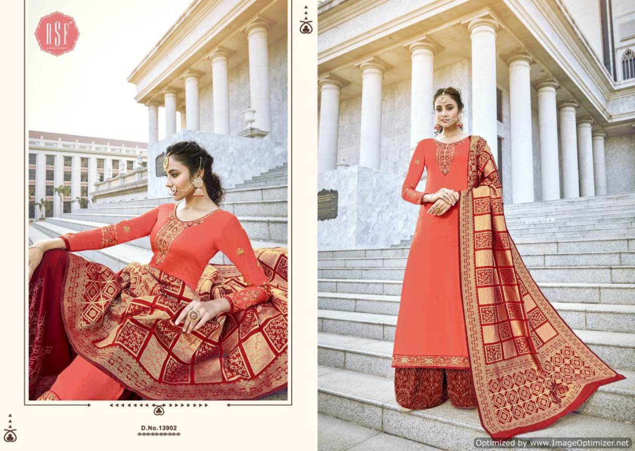 Rsf Present Gazal Silk Long Suits Collection