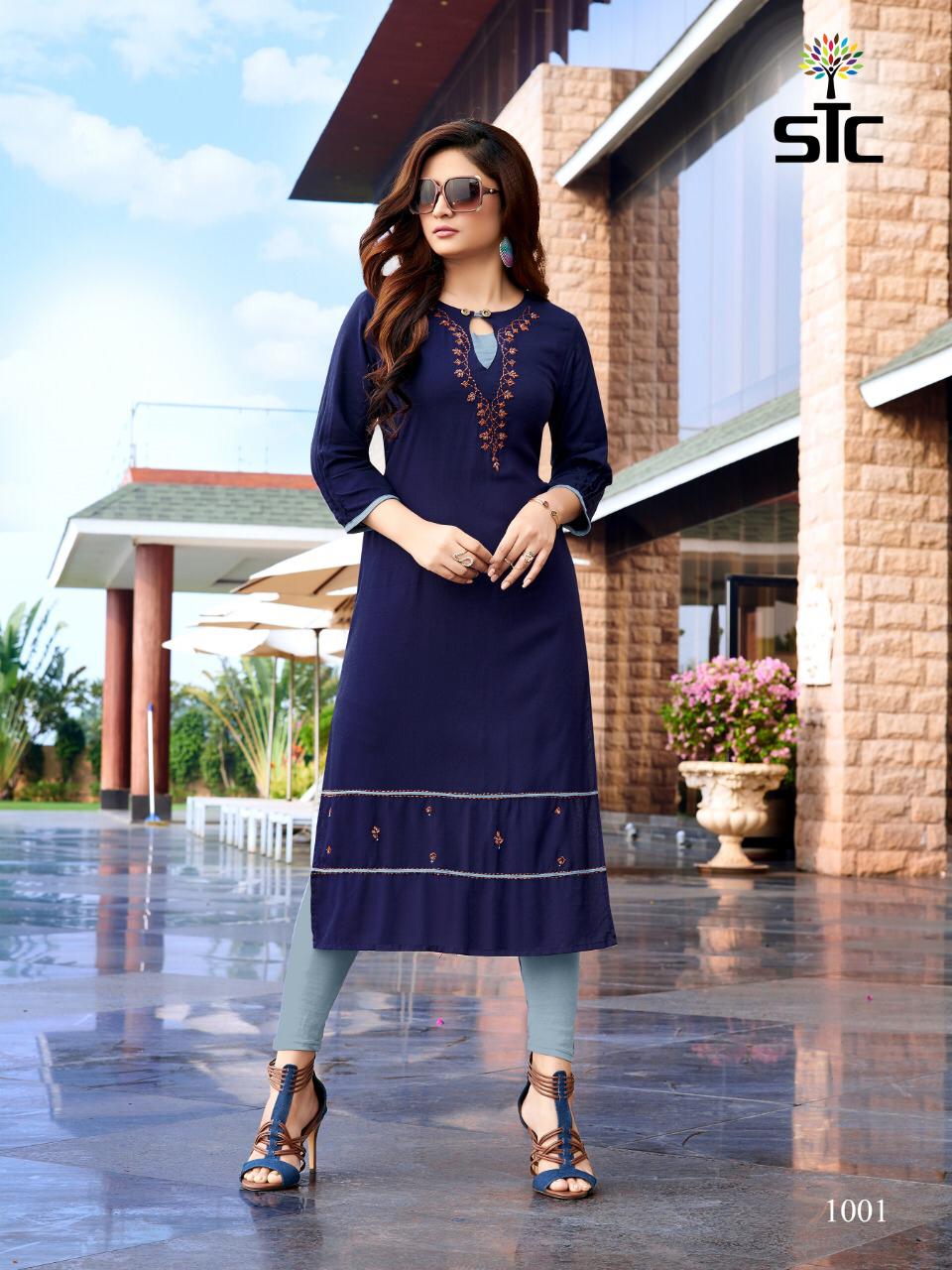 Stc Present Aarvi Vol 1 Kurtis Catalogue