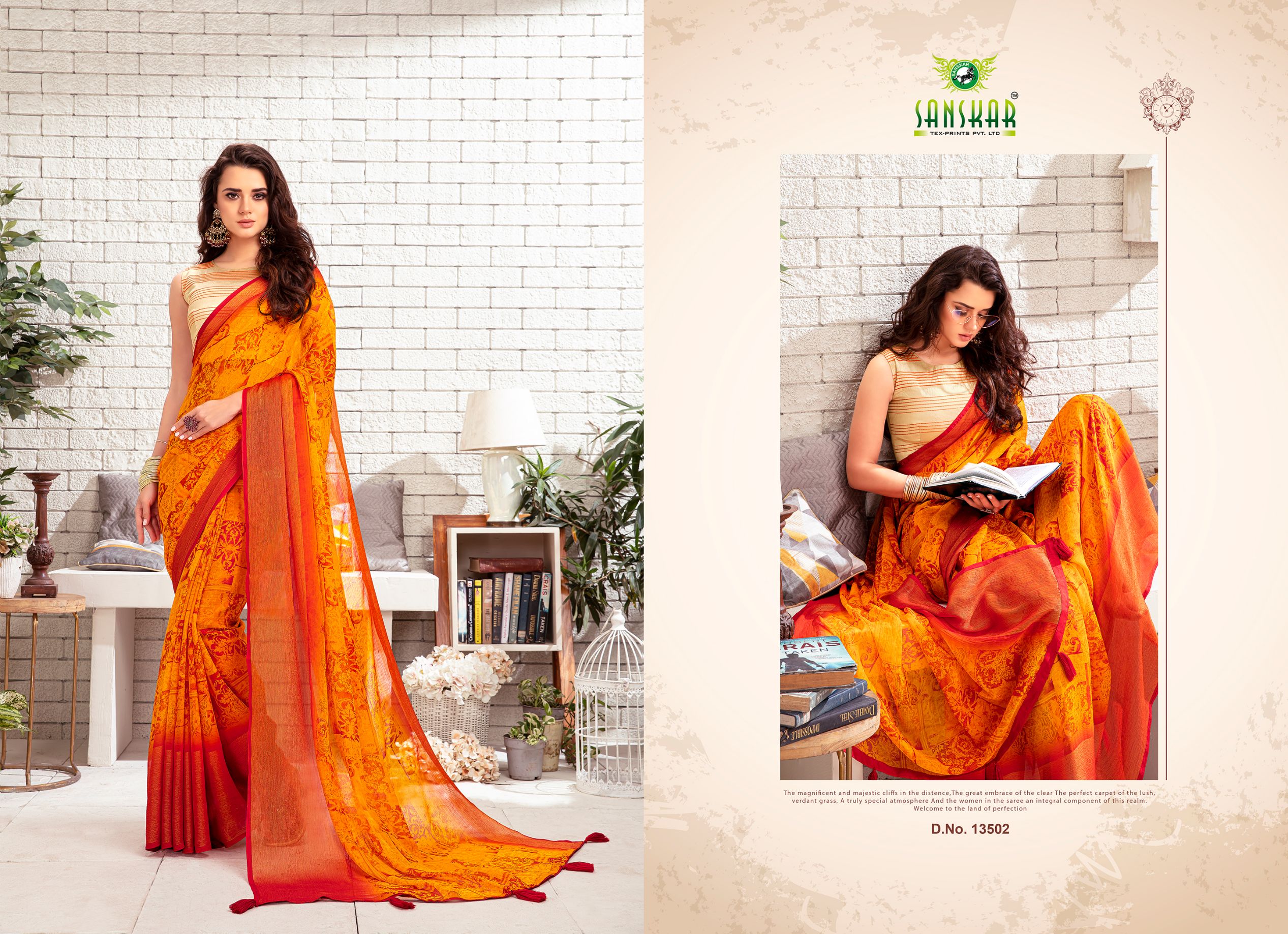 Sanskar Present Paro Printed Saree Collection