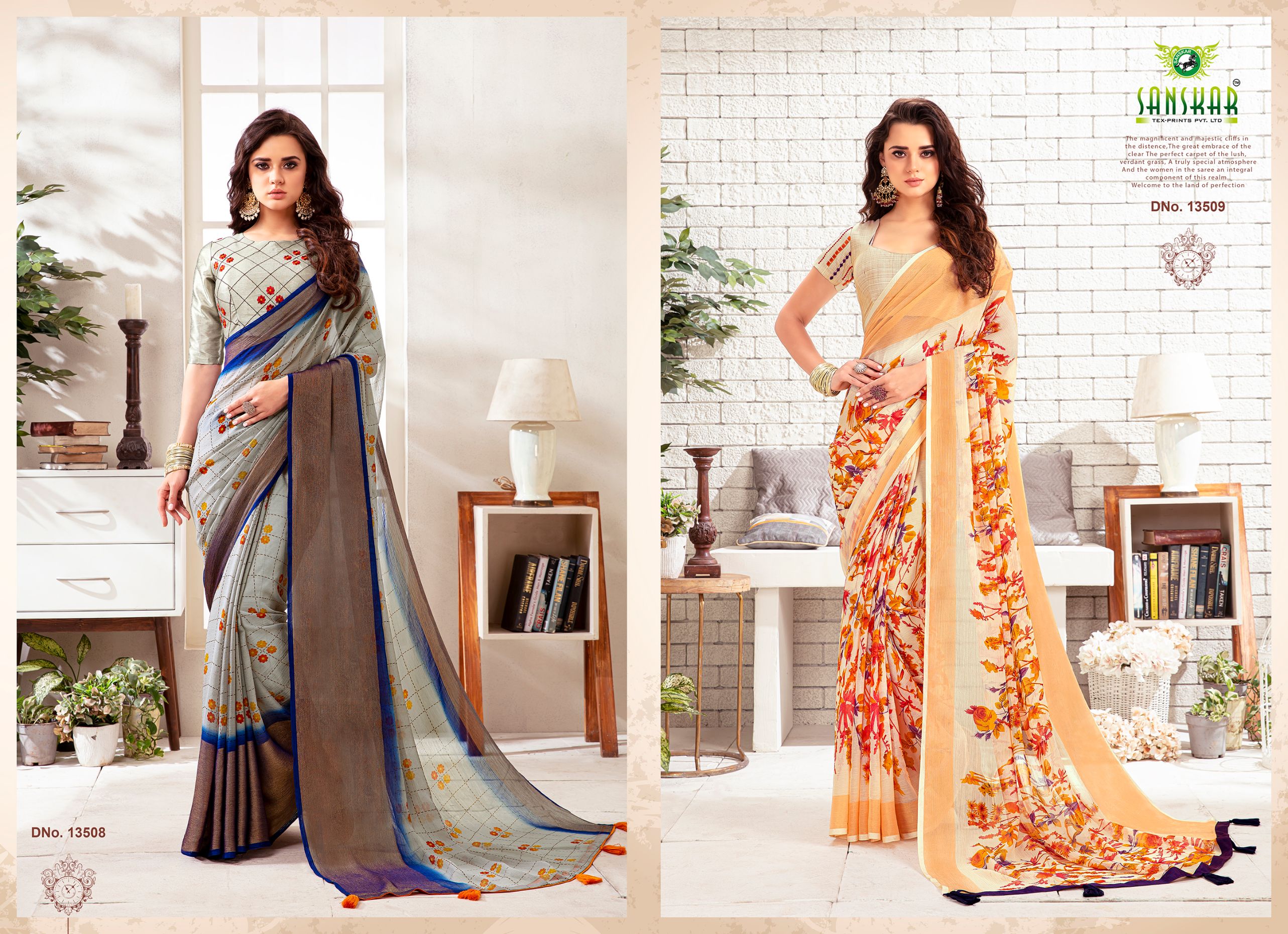 Sanskar Present Paro Printed Saree Collection