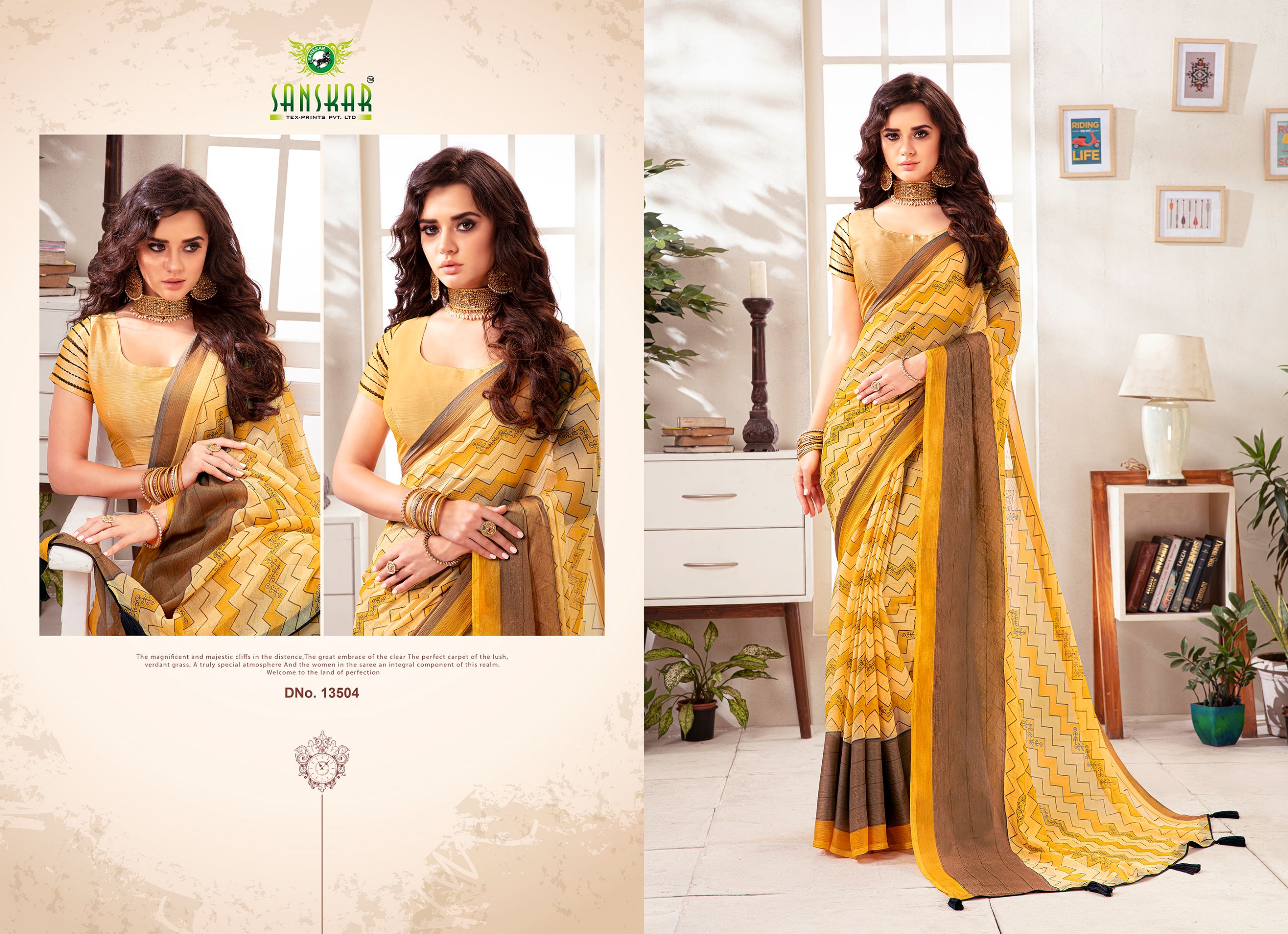 Sanskar Present Paro Printed Saree Collection