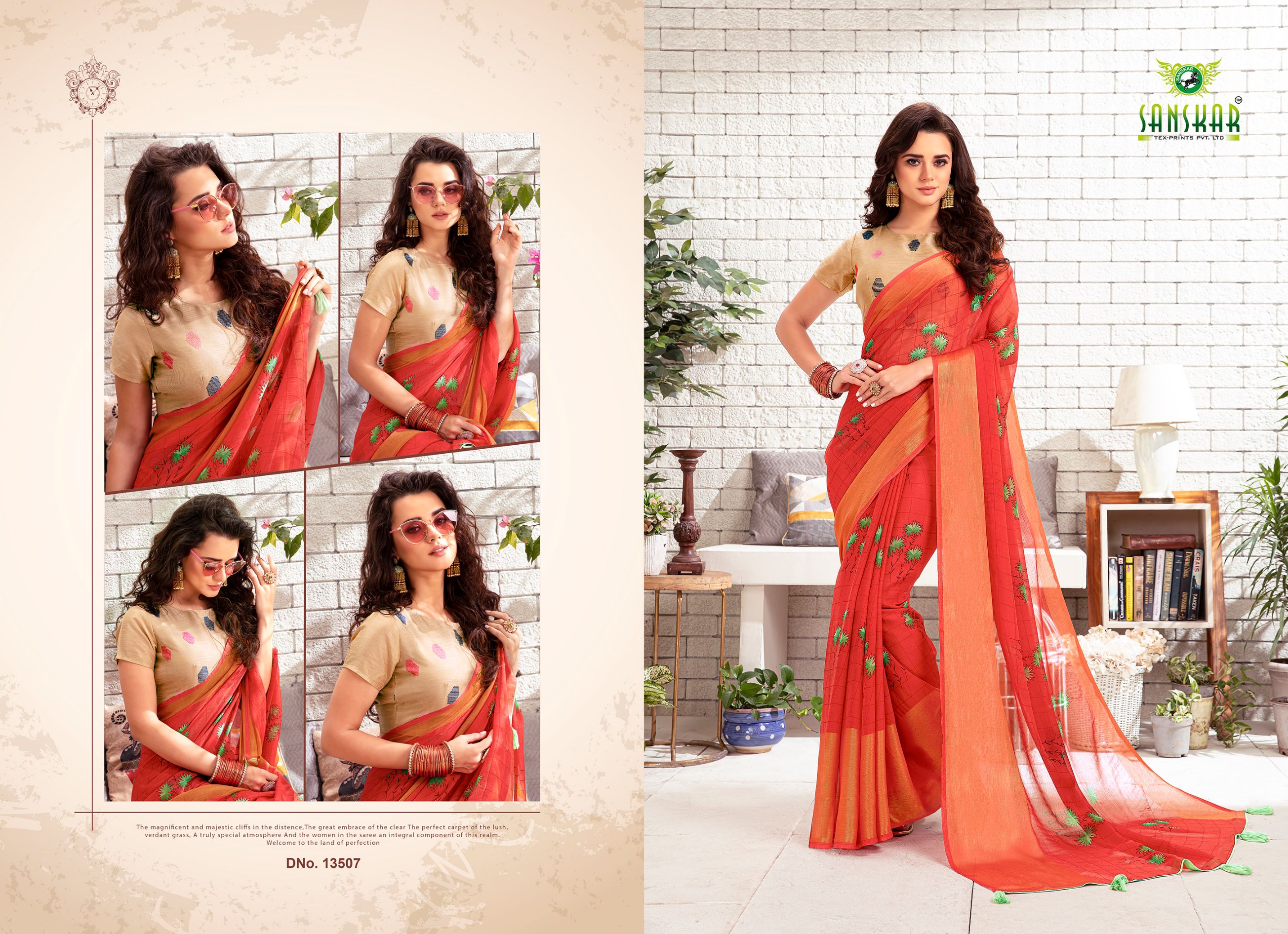 Sanskar Present Paro Printed Saree Collection