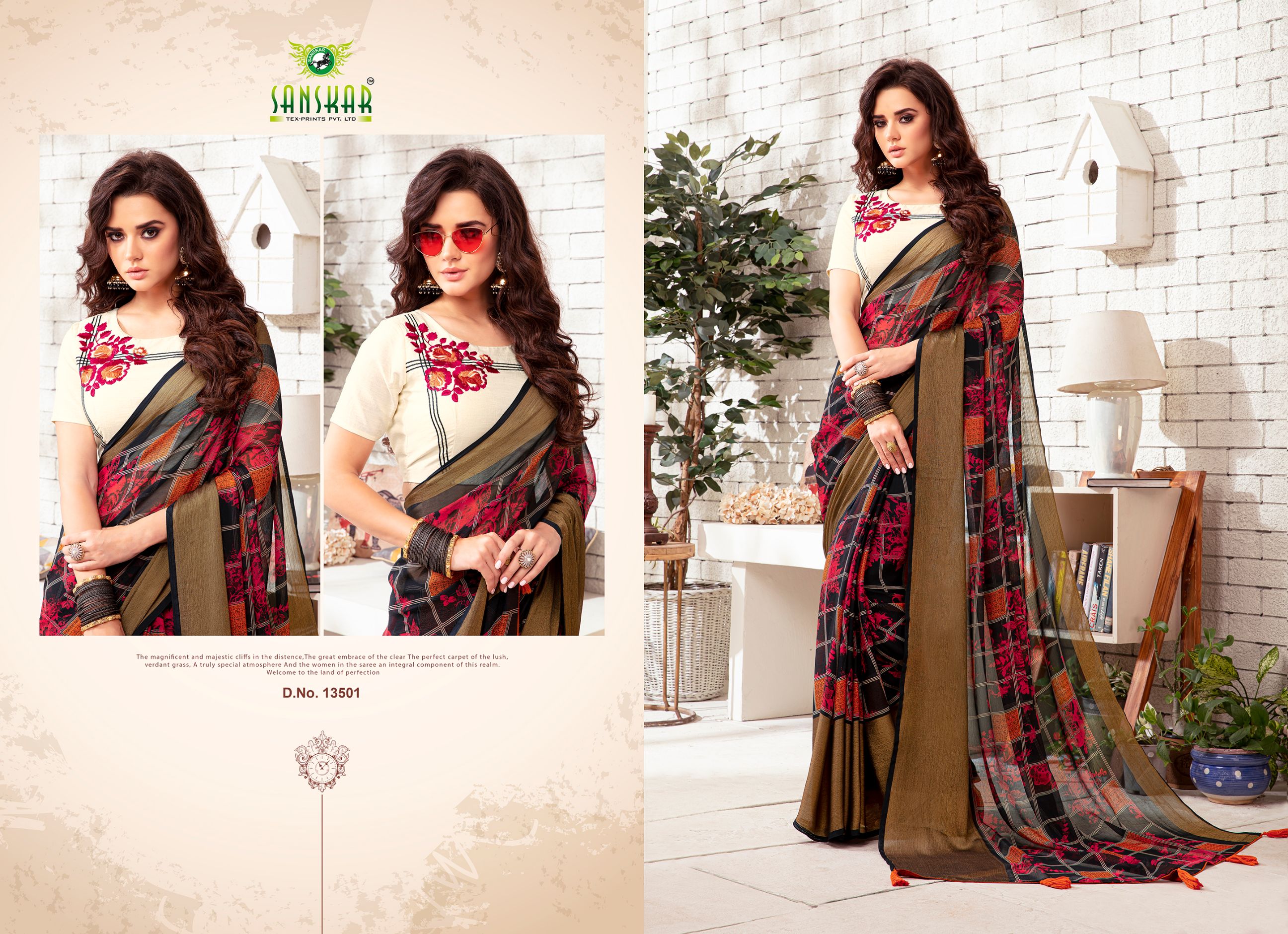 Sanskar Present Paro Printed Saree Collection