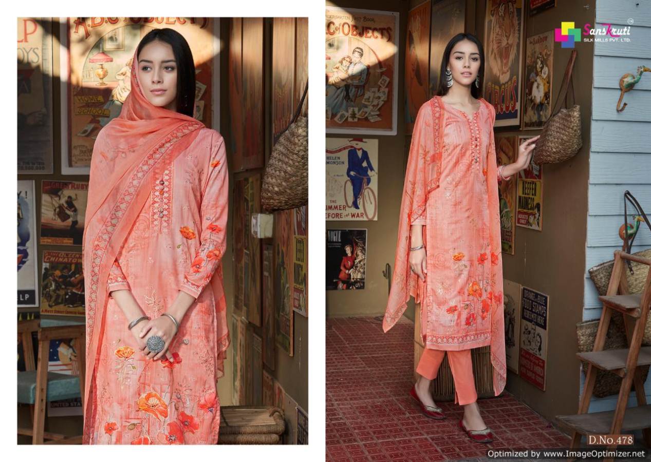 Sanskruti Present Tulsi Dress Material Collection.