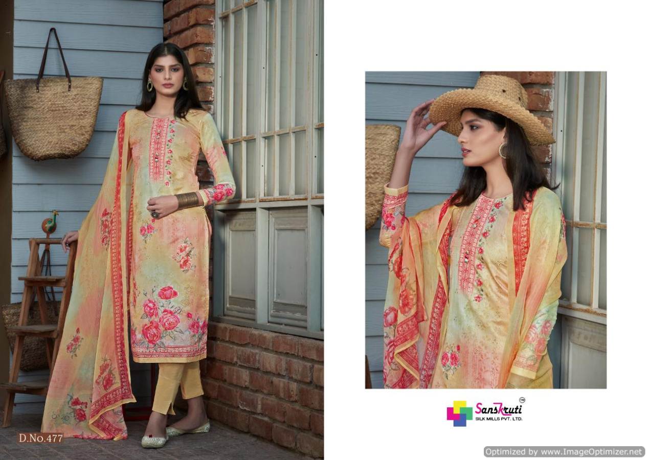 Sanskruti Present Tulsi Dress Material Collection.