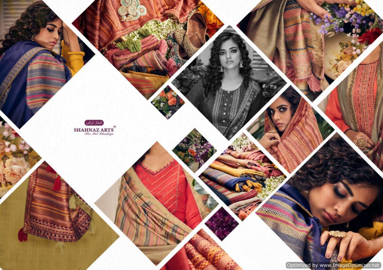 Shahnaz Present Panihari Designer Dress Material Collection.