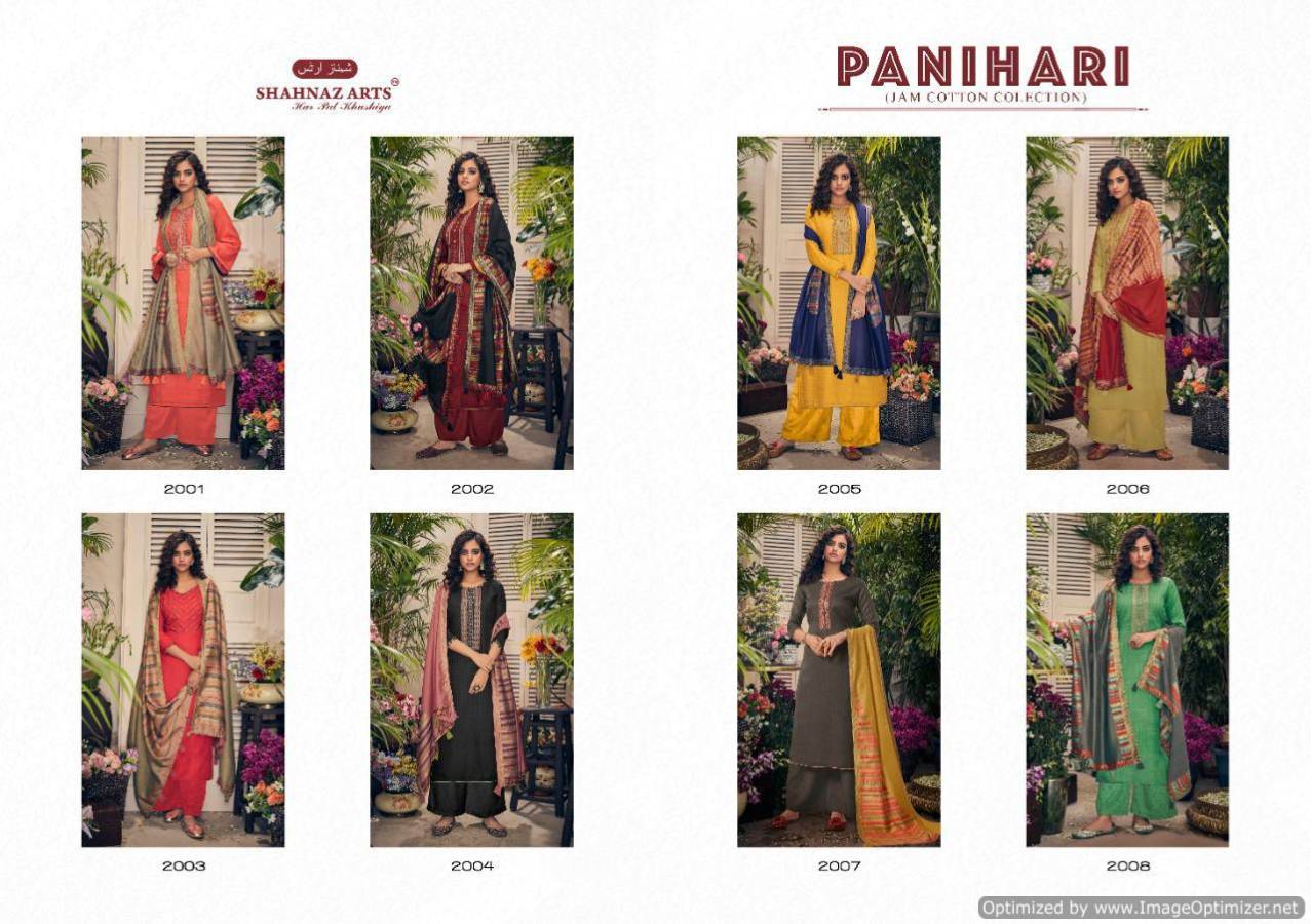 Shahnaz Present Panihari Designer Dress Material Collection.