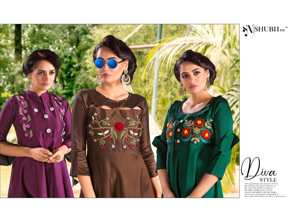 Shubh Nx Present Pankhida Vol 2 Long Kurtis Catalogue