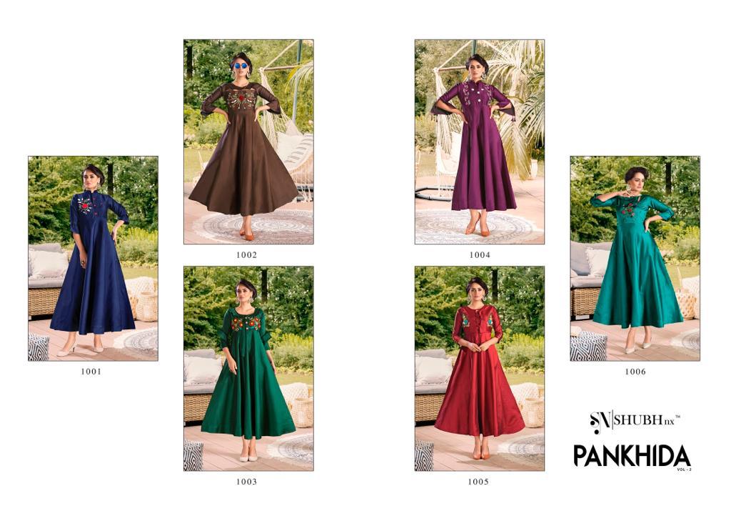 Shubh Nx Present Pankhida Vol 2 Long Kurtis Catalogue