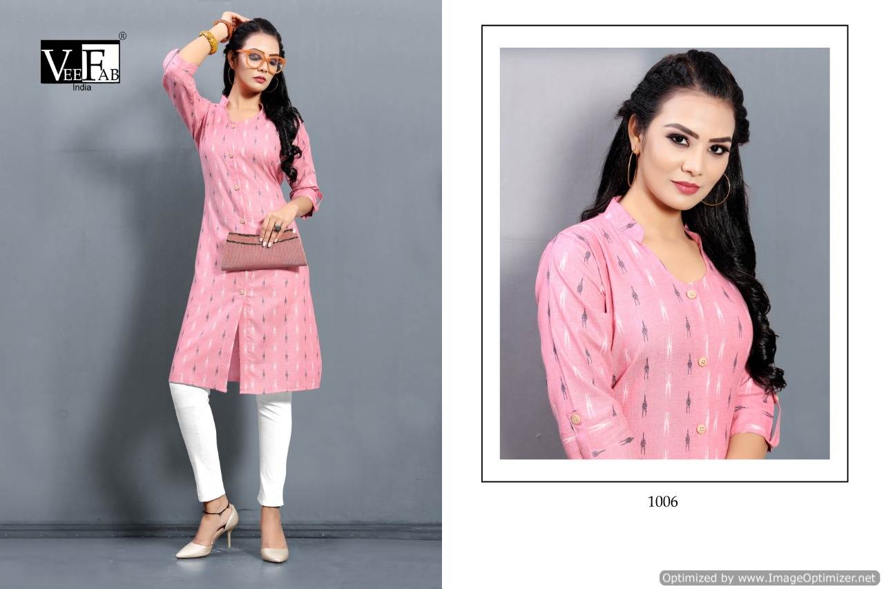 Vf Present Queen Casual Wear Printed Kurtis Catalogue.