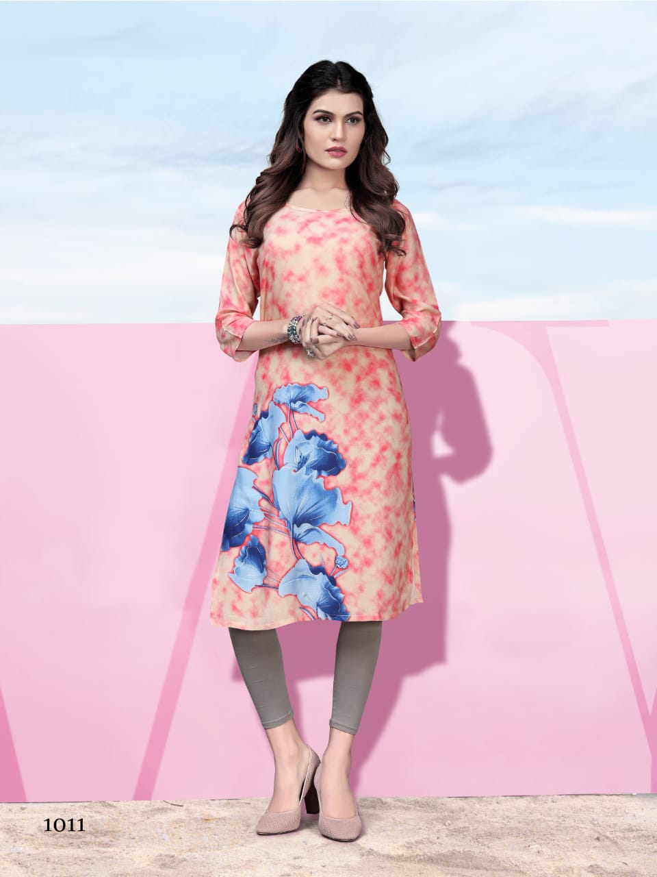 Watermelon Present Kissmiss-nx Kurtis Catalogue