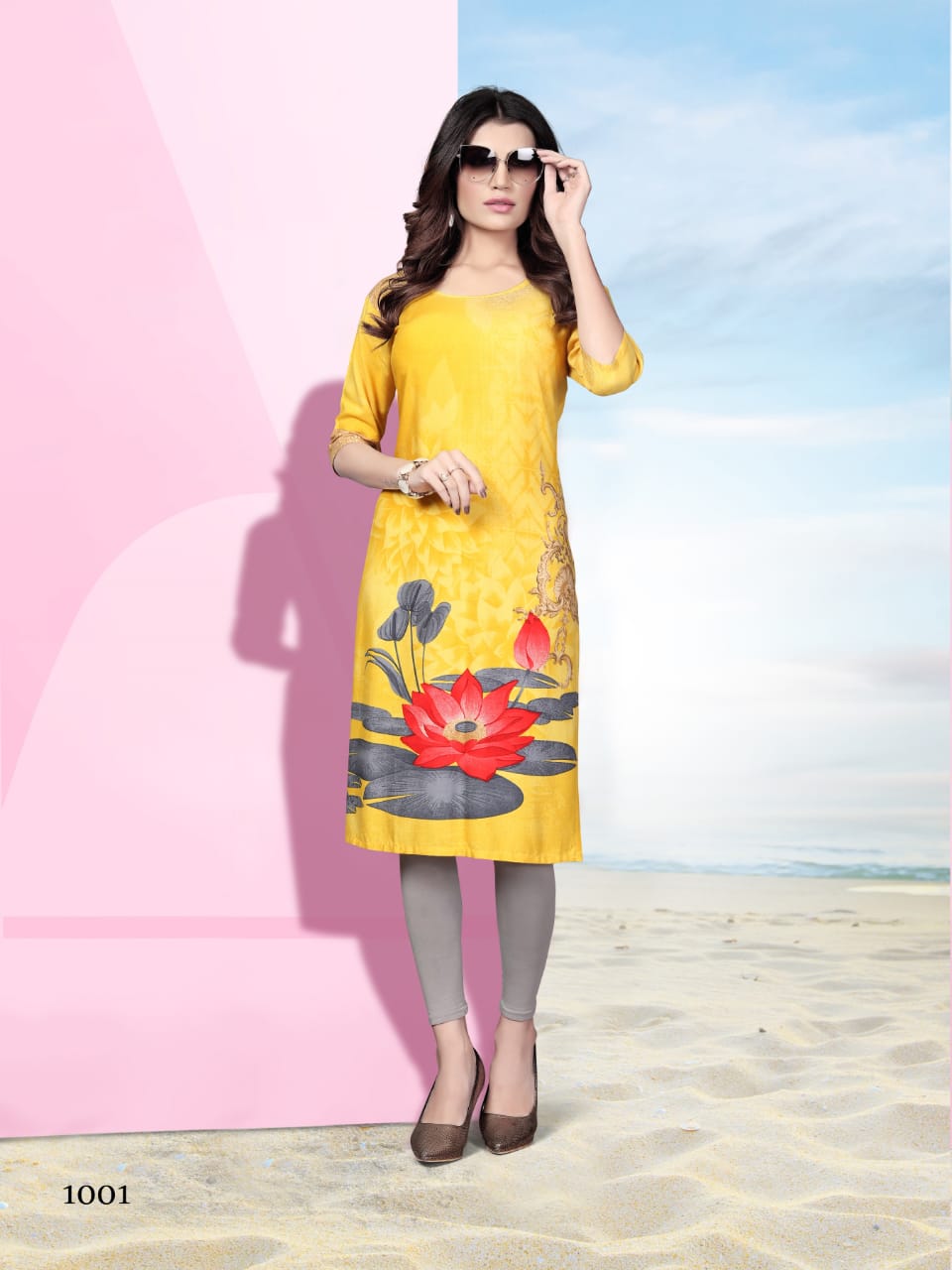 Watermelon Present Kissmiss-nx Kurtis Catalogue