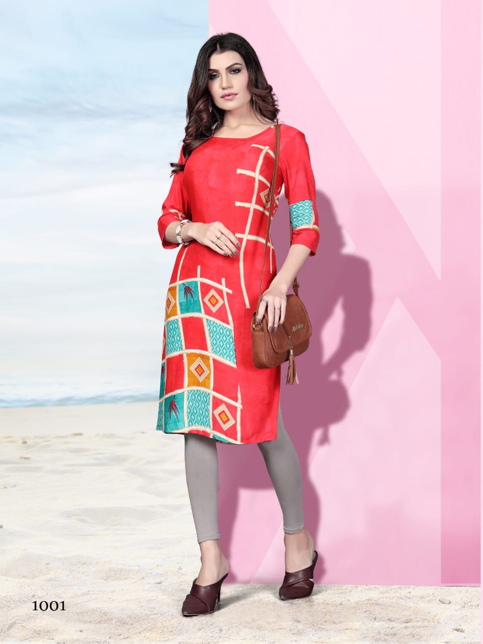 Watermelon Present Kissmiss-nx Kurtis Catalogue