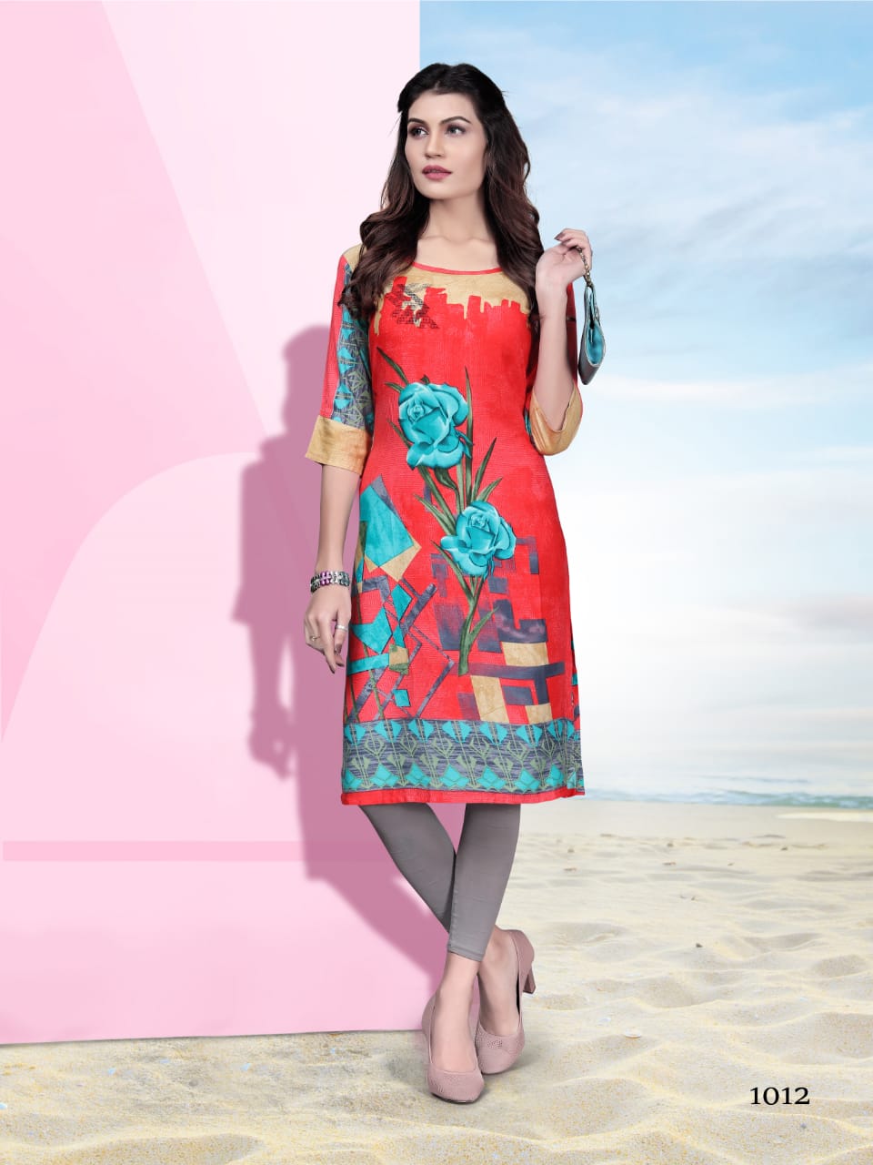 Watermelon Present Kissmiss-nx Kurtis Catalogue