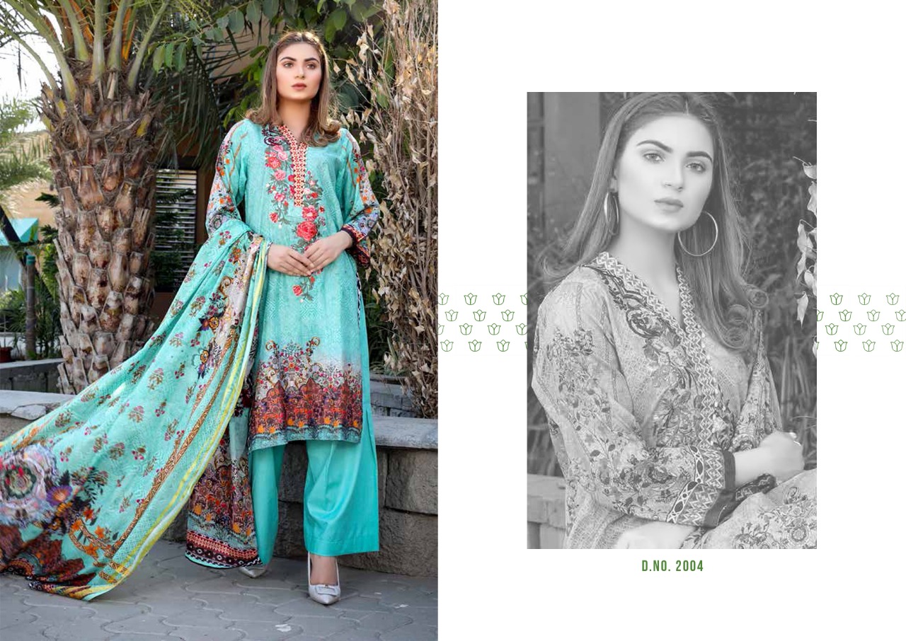 Yashika Presents  Mehnoor Vol  2  Karachi Dress Material