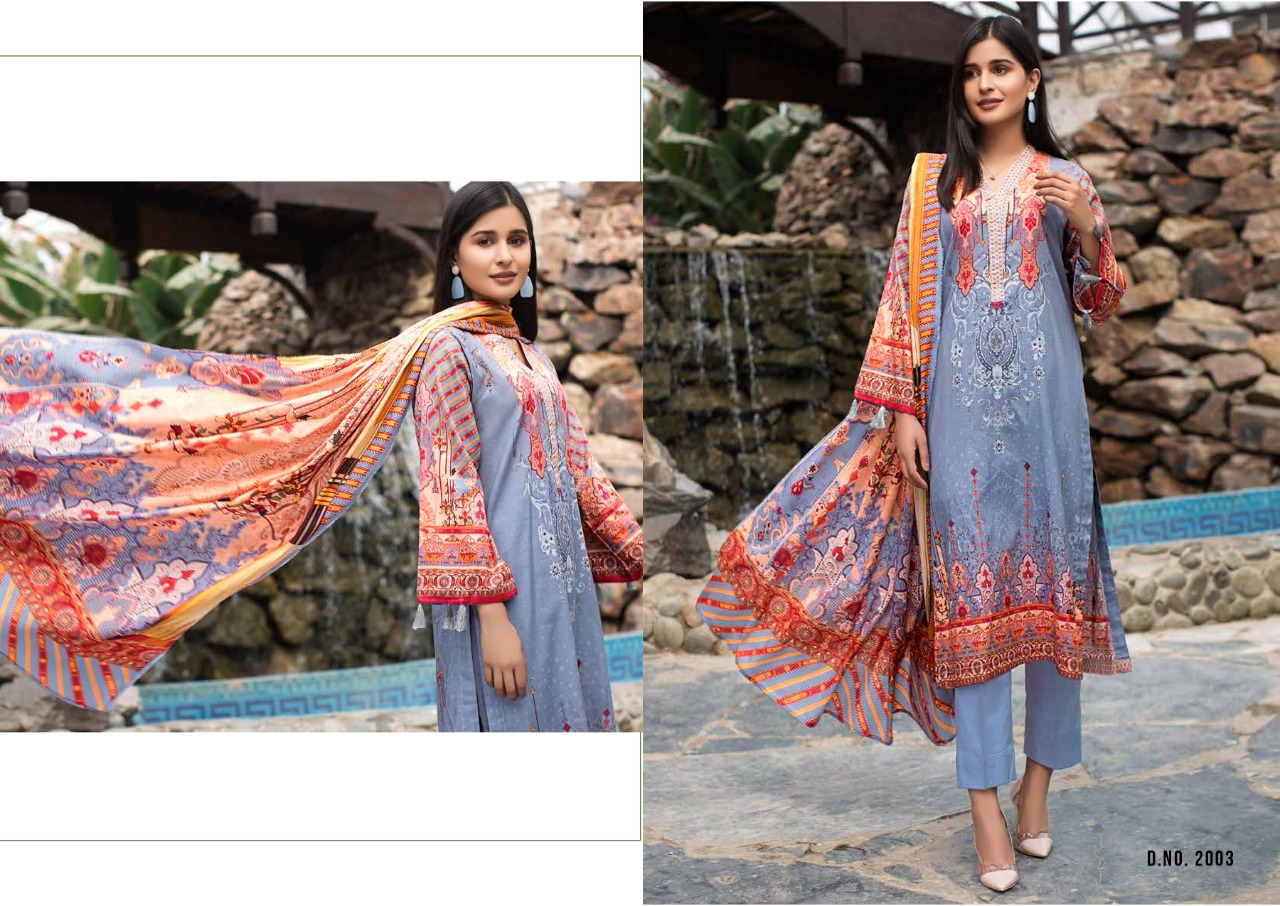 Yashika Presents  Mehnoor Vol  2  Karachi Dress Material